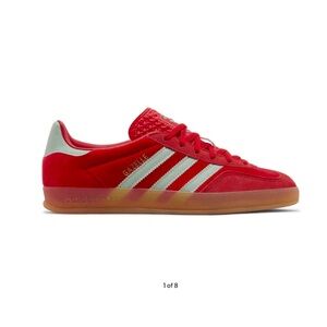 NWOT Adidas Gazelle Indoor Women’s 
Better Scarlet/Hazy Green/Gum size 7.5